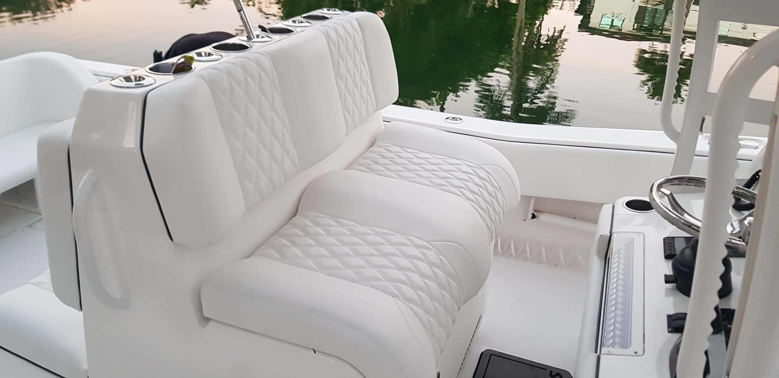 custom upholstery on captain chairs